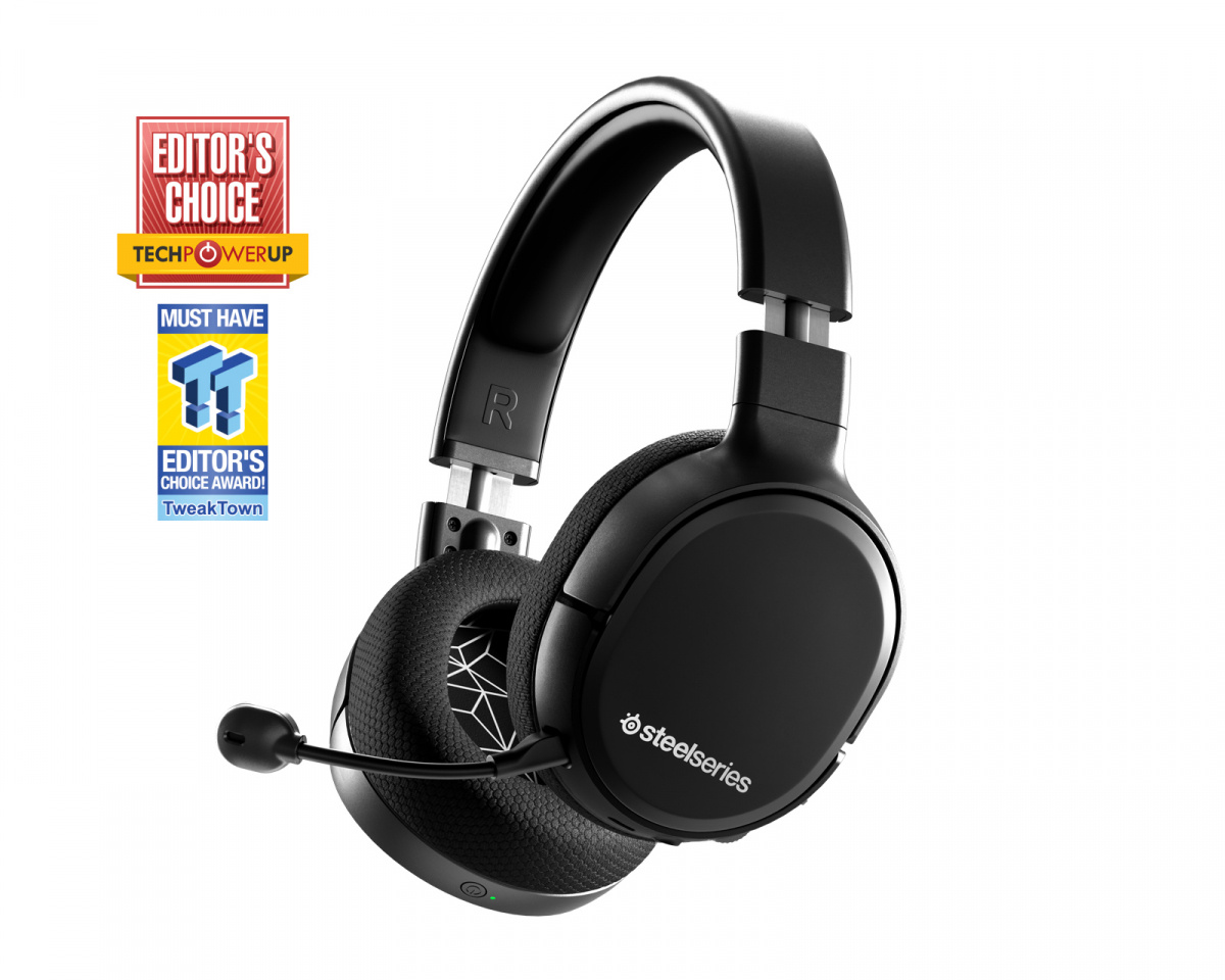 SteelSeries Arctis 1 ワイヤレス 密閉型 SteelSeries Arctis 1 Wireless Gaming Headset - Black - Walmart.com