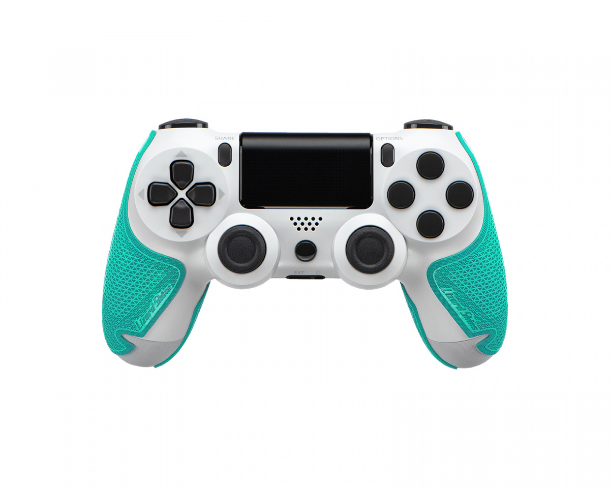 teal playstation 4 controller