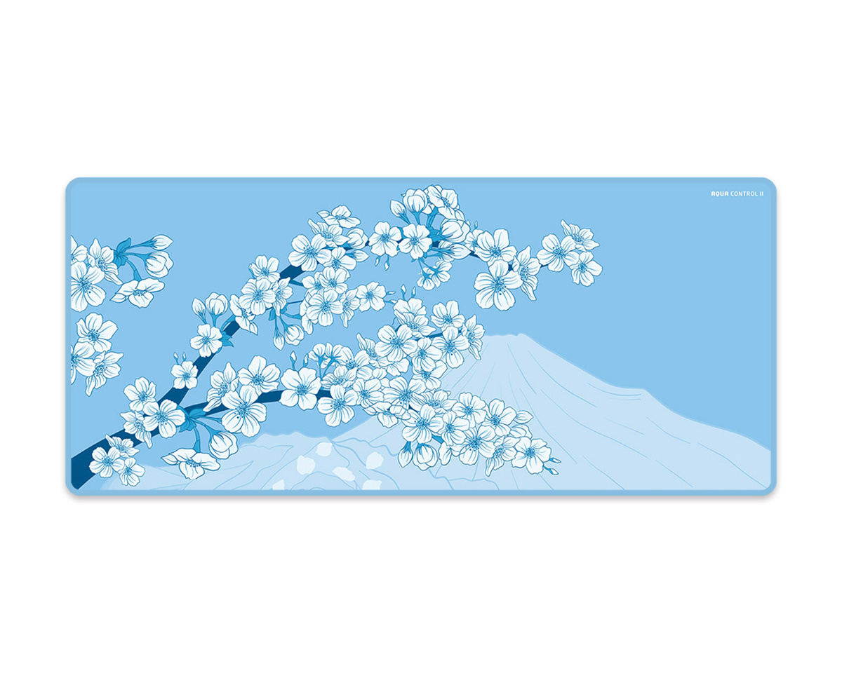 グランドセール X-raypad Aqua Control II Mousepad - Sakura Blue - XXL - us キーボード&マウスアクセサリ