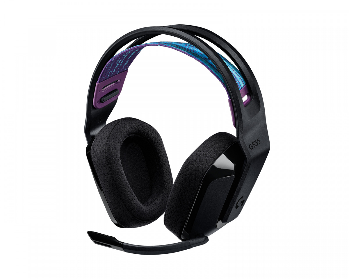 Logicool G535 LIGHTSPEEDワイヤレスヘッドセット Logitech G535 Lightspeed Wireless Gaming Headset - Black - us
