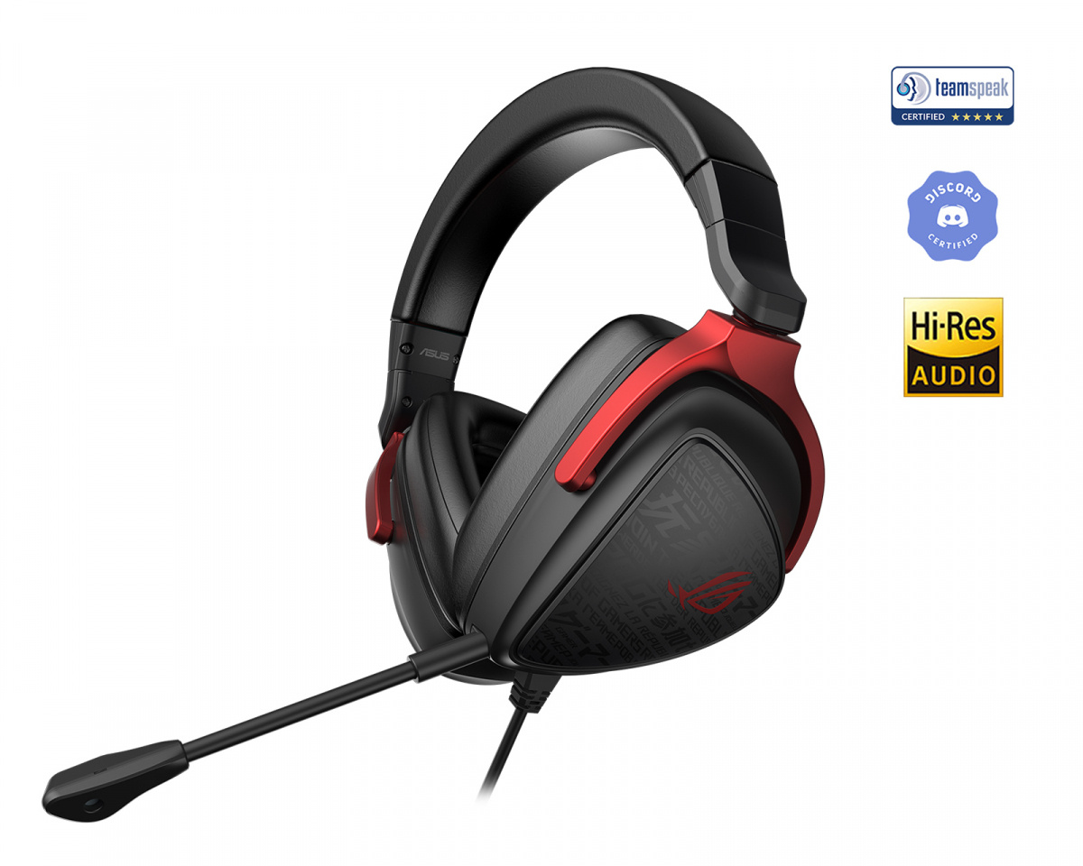 Asus ROG Delta S Core Multiplatform Gaming Headset Black Red