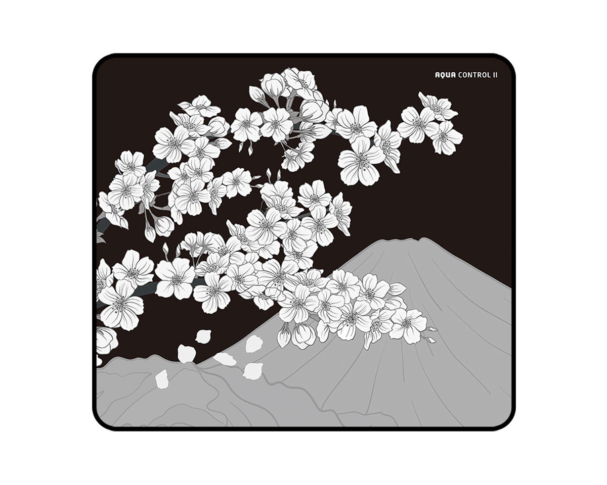 X-raypad Aqua Control II Mousepad - Sakura Night - XL Square - us