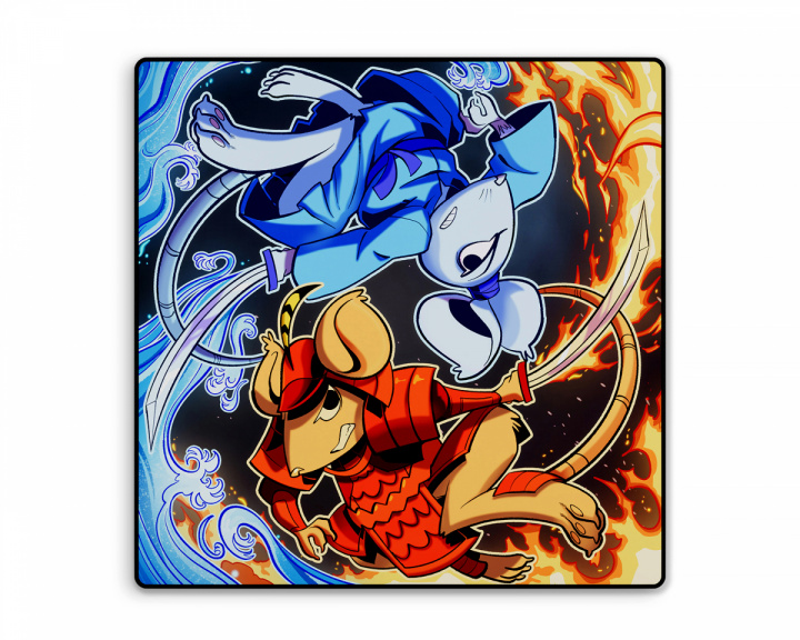 InfinityMice The Duel - Gaming Mousepad - XL Square