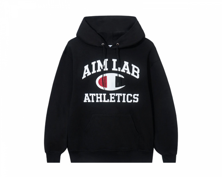 Aim Lab x Champion - Black Hoodie - Large
