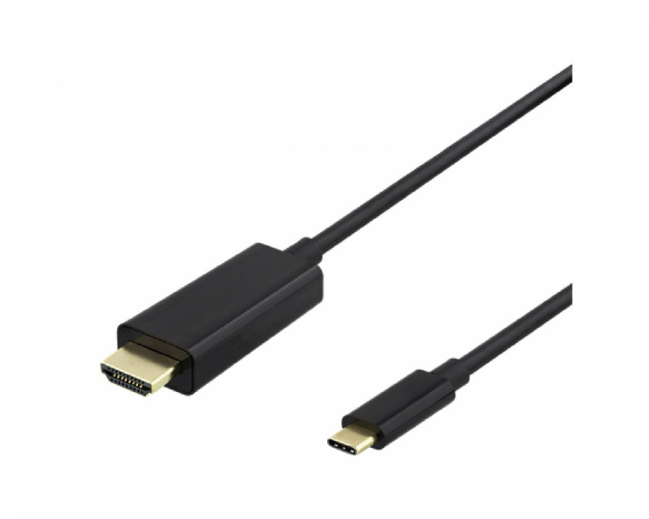 dato Tidlig Lee Deltaco HDMI till USB-C Cable 4k 60Hz Black - 1m - us.MaxGaming.com