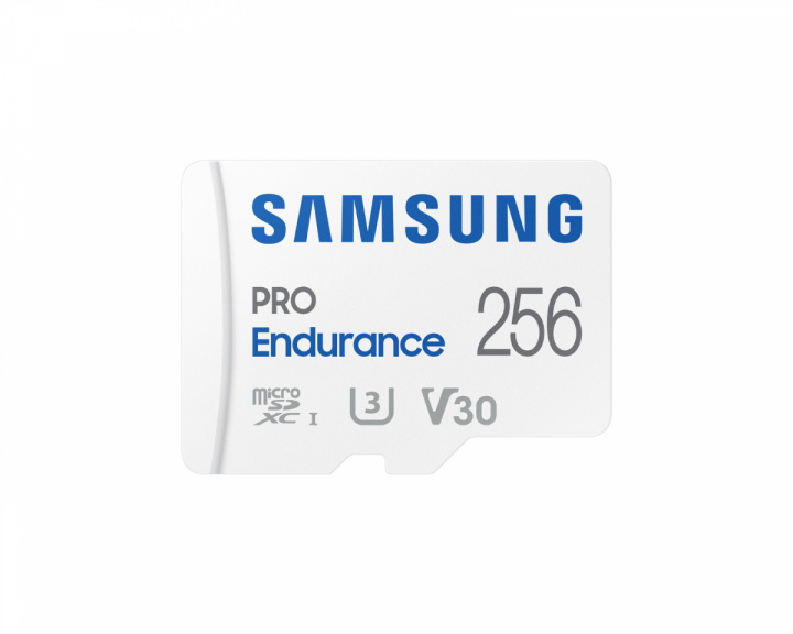 Samsung PRO Endurance microSDXC 256GB & SD Adapter - Flash Memory Card