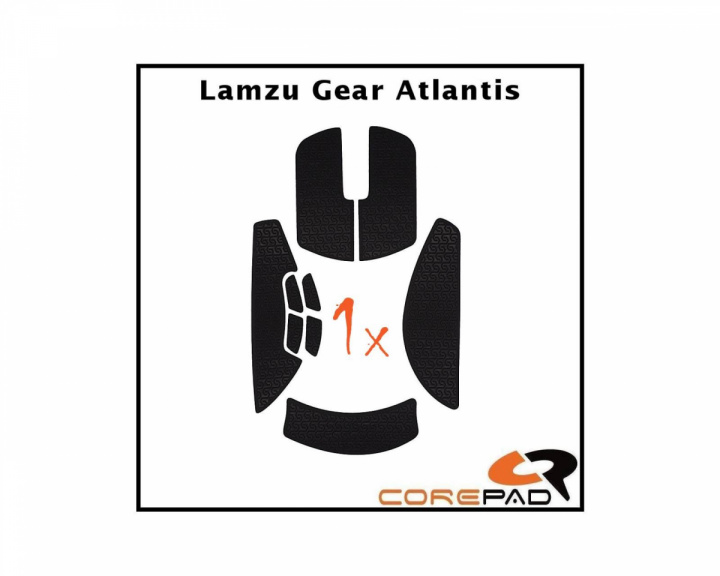Corepad Soft Grips for Lamzu Atlantis - Orange