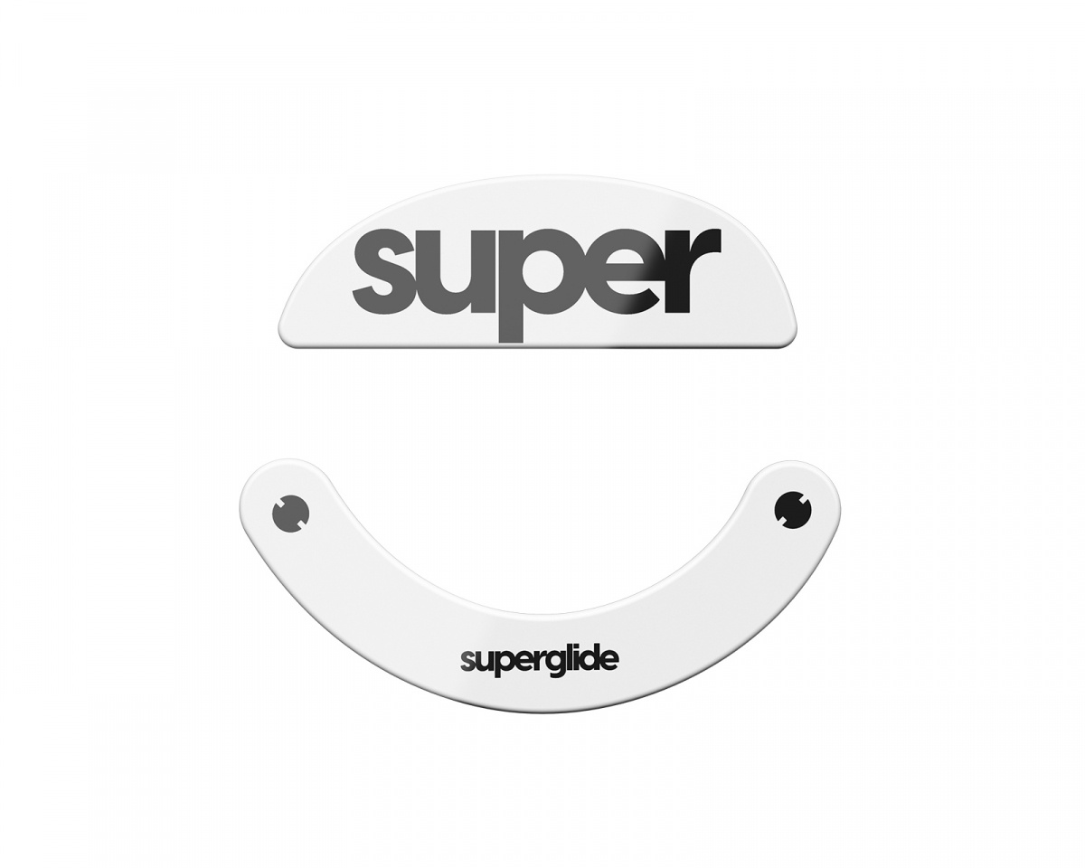 Superglide Version 2 Glass Skates for Pulsar Xlite/V2/V2 Mini/V3 Wireless -  White