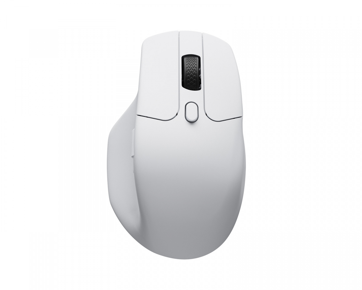 Keychron M6 Ergonomic Wireless Mouse - White - us.MaxGaming.com
