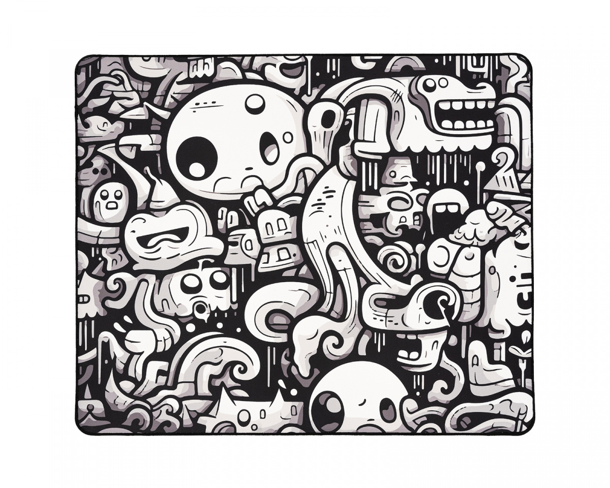 マウス・トラックボール La Onda Rizz LaOnda Rizz - Gaming Mousepad - SQ - Mid - Doodles - NachoCustomz