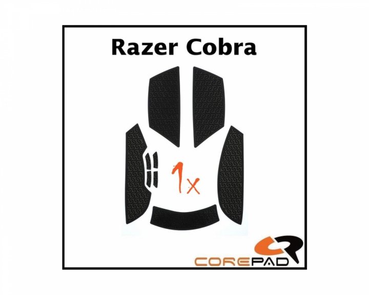 Corepad Soft Grips for Razer Cobra Wired/Wireless - Black