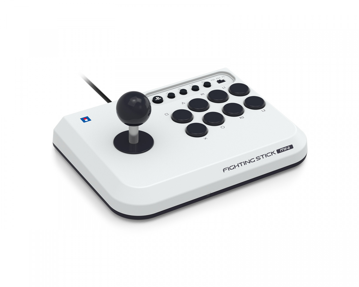 Hori Fighting Stick Mini (PS5/PS4/PC) - White - us.MaxGaming.com