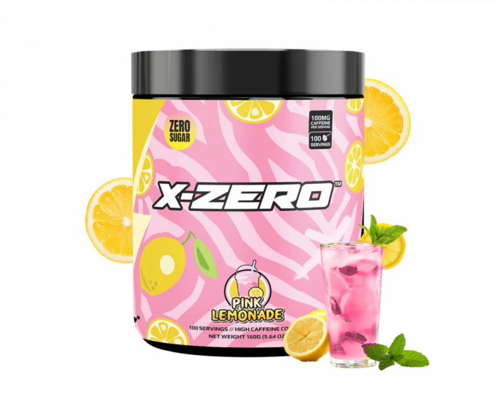X-Gamer X-Zero Pink Lemonade - 100 Servings
