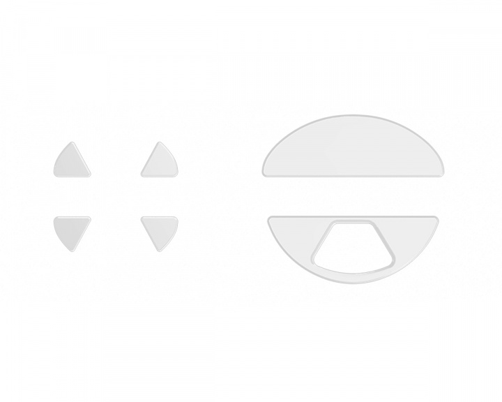 WLMouse PTFE Skates for Beast X Mini - White