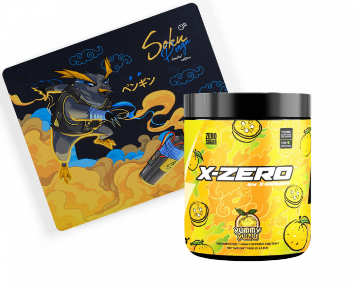 X-Gamer Bundle - X-Zero Yummy Yuzu + SOKU x Pengu Mousepad