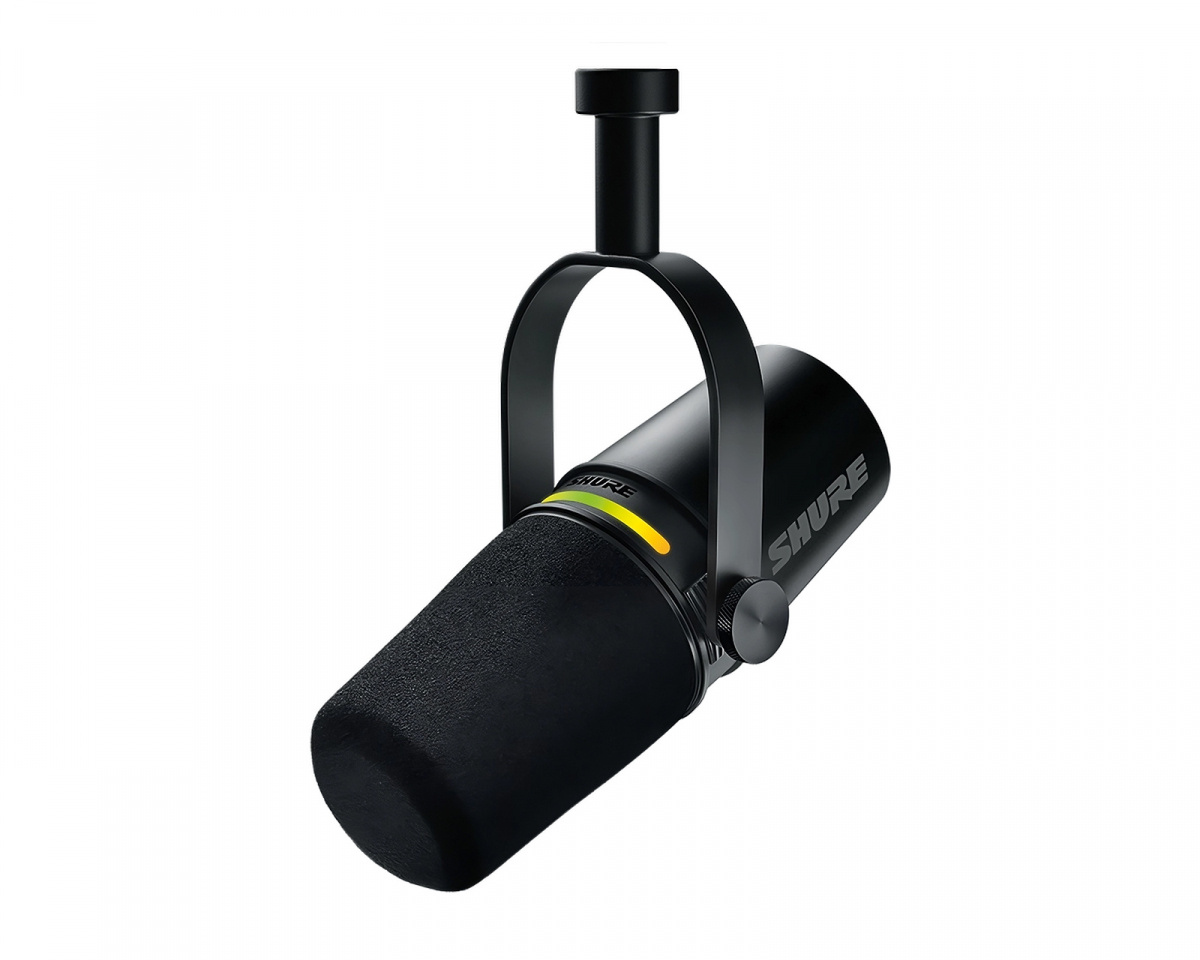 Shure MV7+ USB-C/XLR Podcast Microphone - Black - us.MaxGaming.com