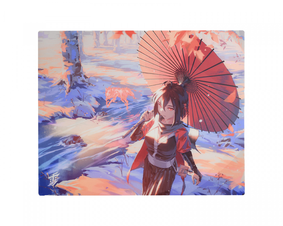 Yuki Aim Yuki Glass Mousepad - Kitsune - L - us.MaxGaming.com