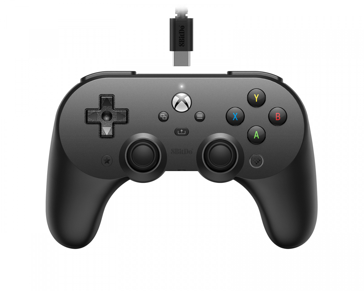 8Bitdo Pro 2 Wired Controller Xbox Hall Effect Edition Black us.MaxGaming