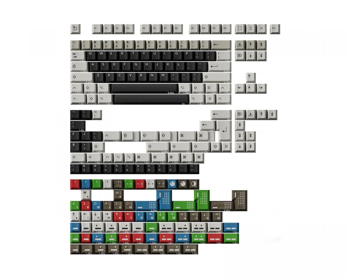 KBDfans PBTfans Resonance R2 - Base kit - us.MaxGaming.com