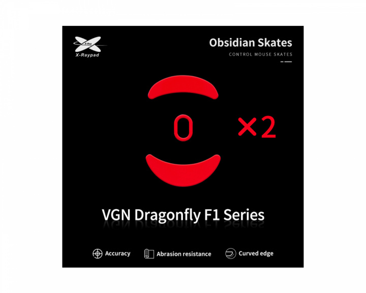 X-raypad Obsidian Mouse Skates for VGN Dragonfly F1