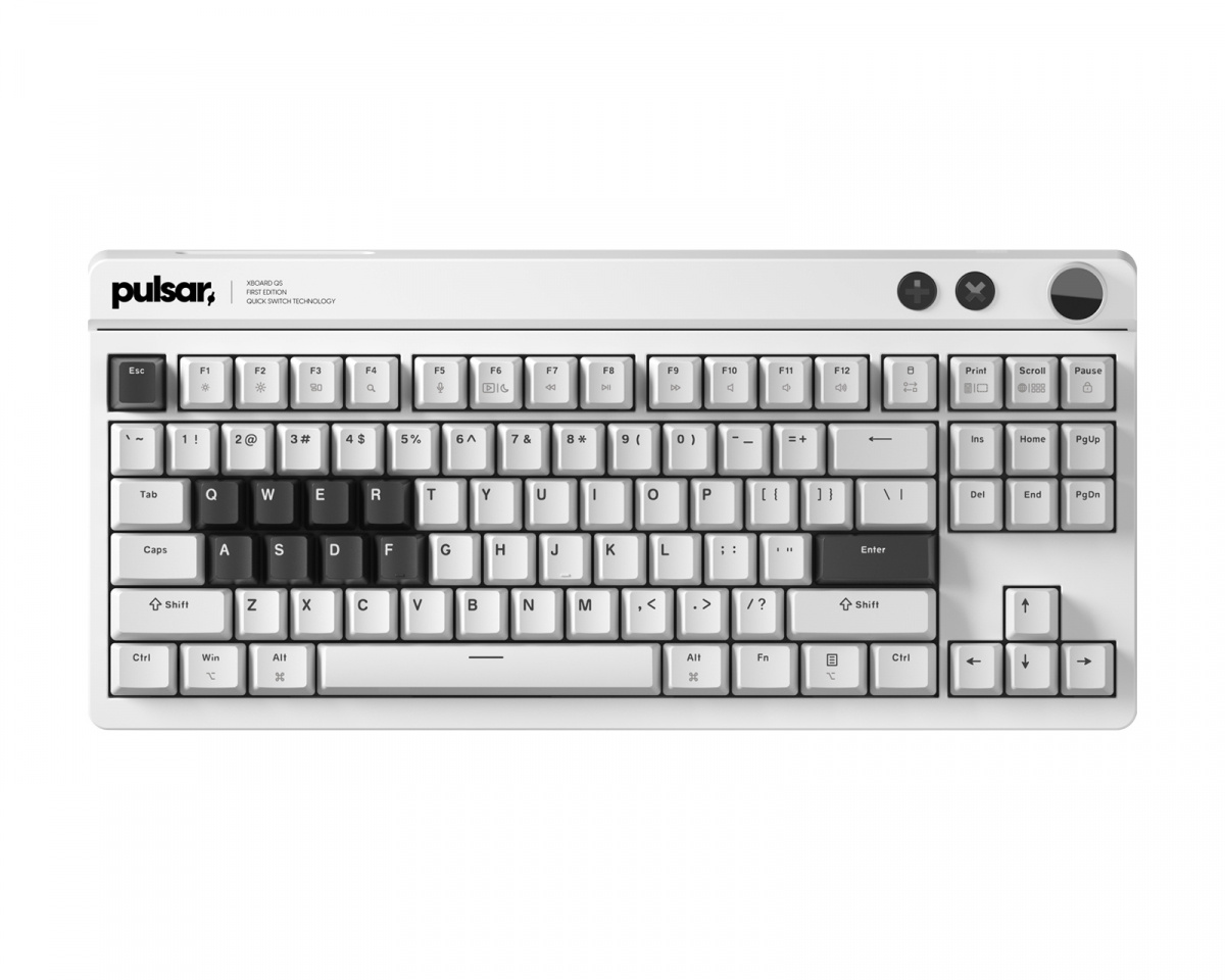 Pulsar Xboard QS Mechanical Keyboard - White - us.MaxGaming.com