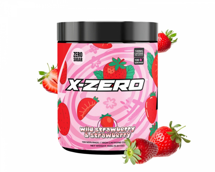 X-Gamer X-Zero Wild Strawberry & Strawberry - 100 Servings