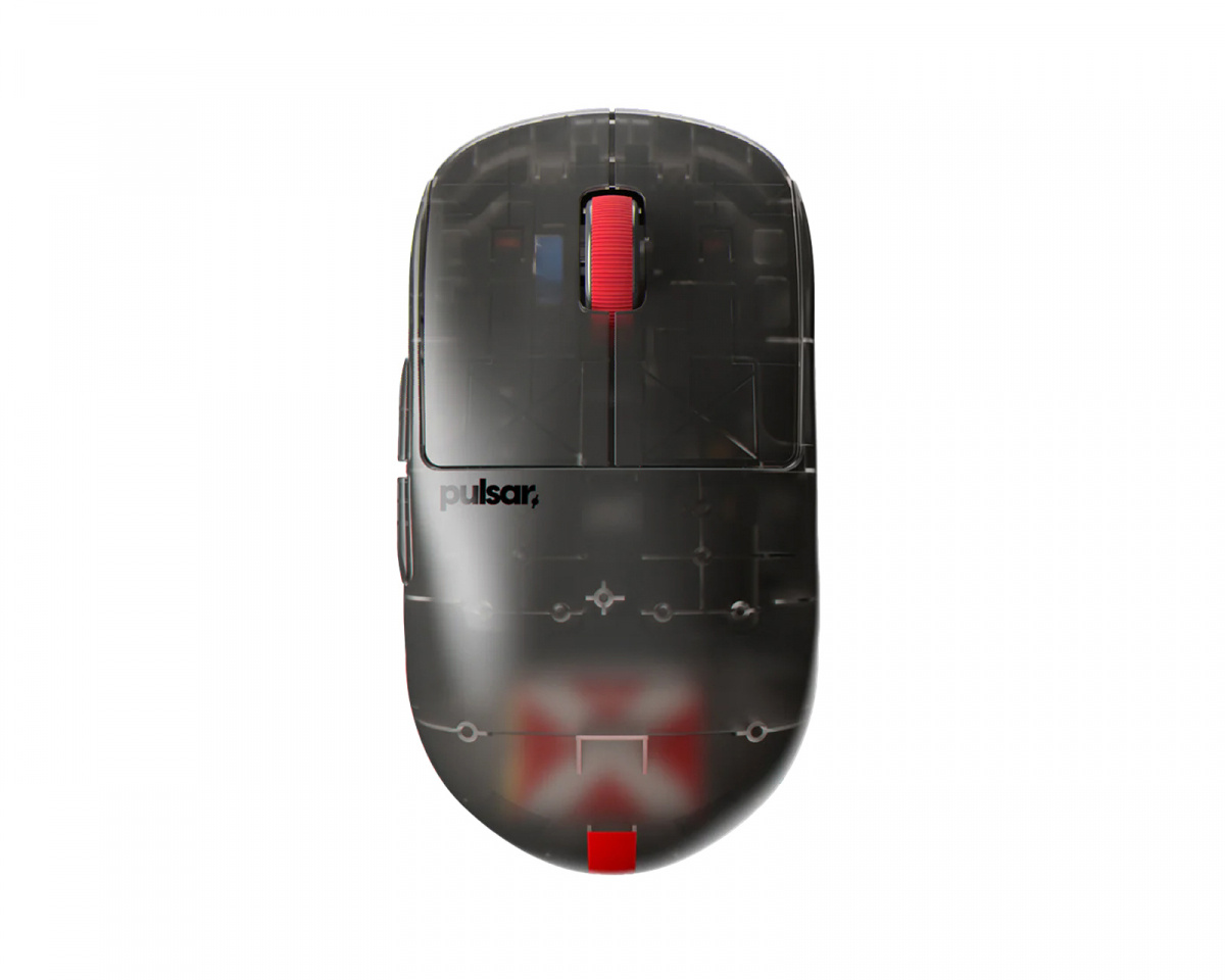 Pulsar X2-H High Hump Wireless Gaming Mouse - Mini - Clear Black