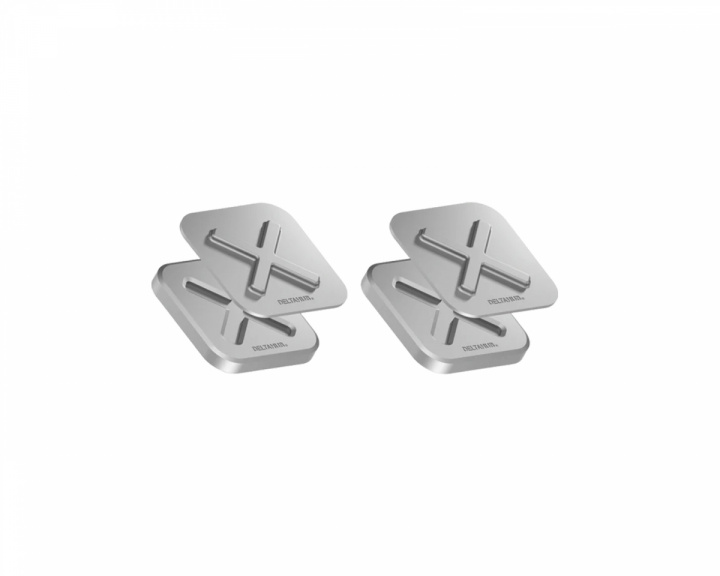 DeltaHub HoldX Magnetic Mount 2-pack - Silver