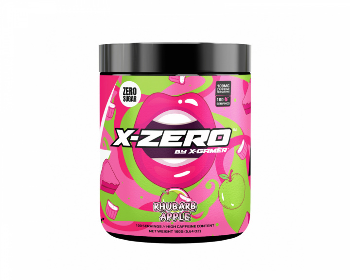 X-Gamer X-Zero Rhubarb Apple - 100 Servings