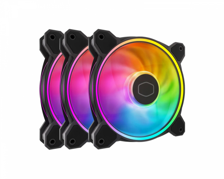 Cooler Master MasterFan MF120 Halo2 3-pack