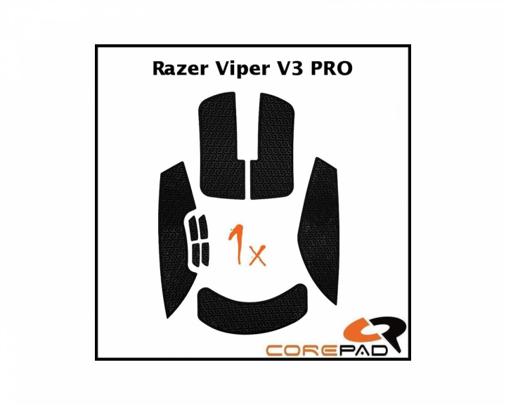 Corepad Soft Grips for Razer Viper V3 Pro - Black