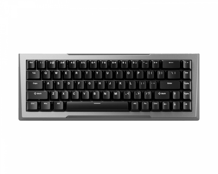 Pwnage Zenblade 65 CNC Mechanical Keyboard - Non-Shine through - Silver