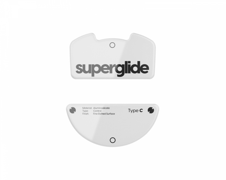 Superglide Version 2 Glass Skates for Razer Viper V3 Pro - White