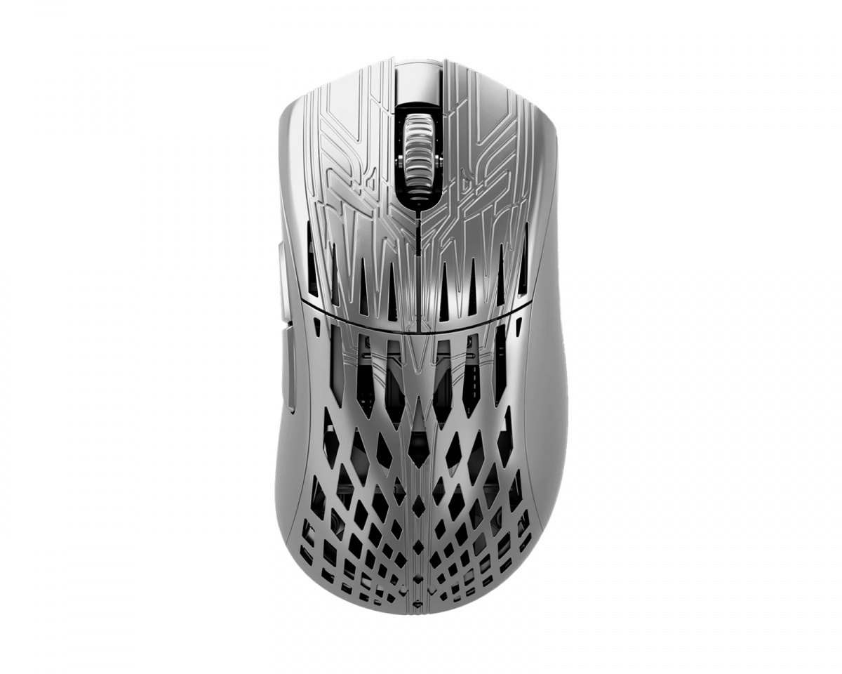 Pwnage StormBreaker Max CF 8K Wireless Gaming Mouse - Platinum