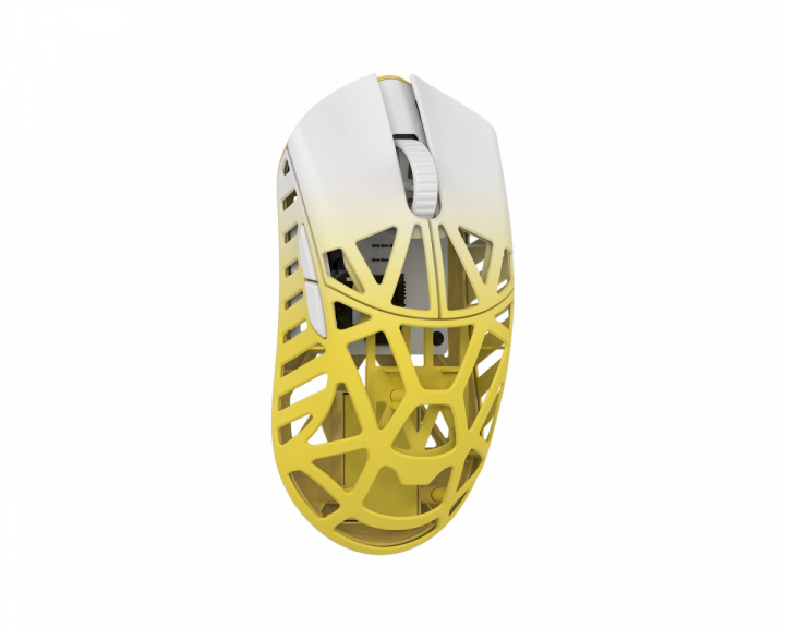 WLMouse BEAST X Mini Wireless Gaming Mouse - White/Yellow