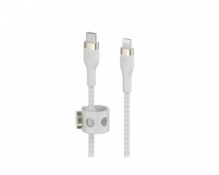 Belkin PRO Flex USB-C to Lightning Cable - 2m - White