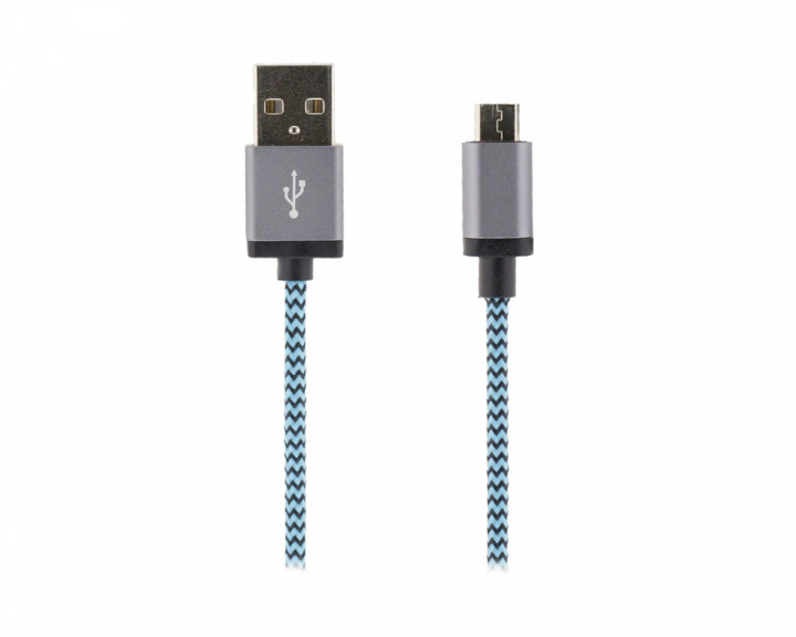 STREETZ USB-A to USB Micro-B - 1m - Blue