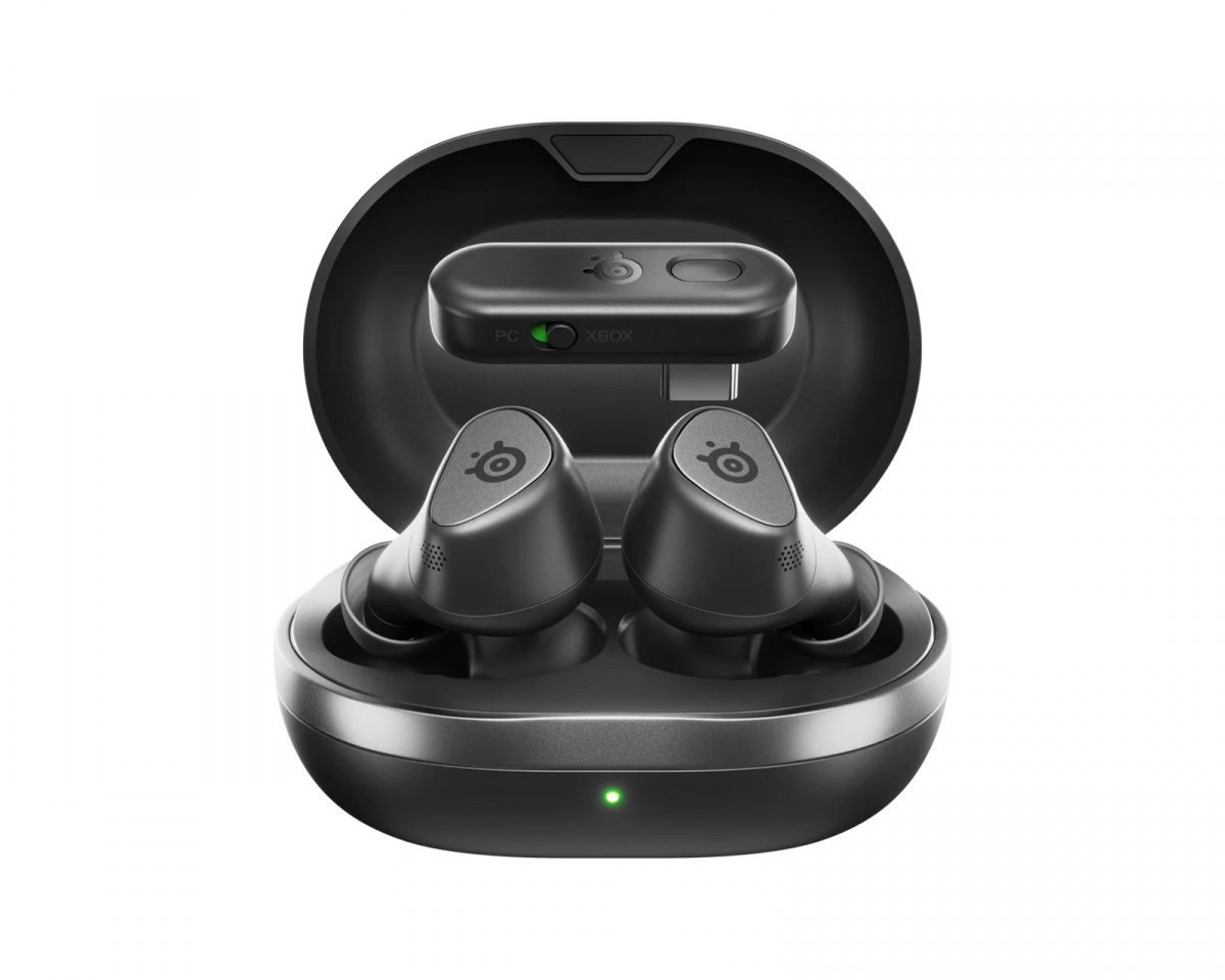 使用期間2時間!! SteelSeries Arctis Gamebuds SteelSeries Arctis GameBuds Xbox - Black - us.MaxGaming.com