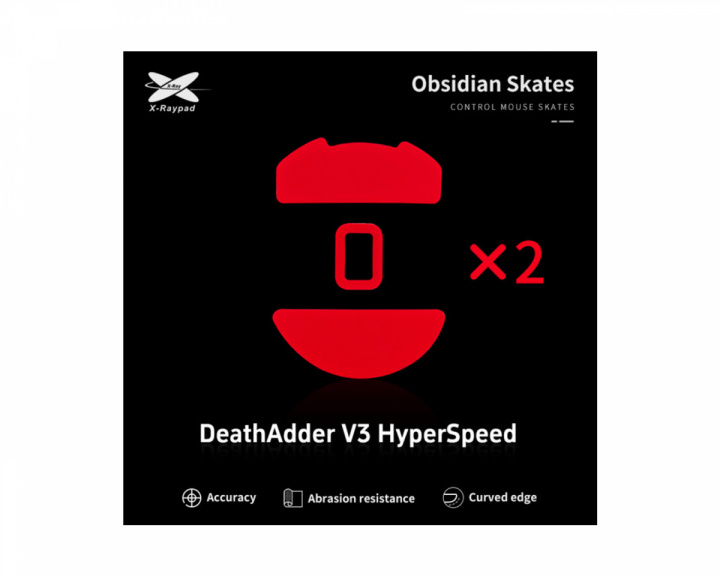 X-raypad Obsidian Mouse Skates for Razer DeathAdder V3 HyperSpeed