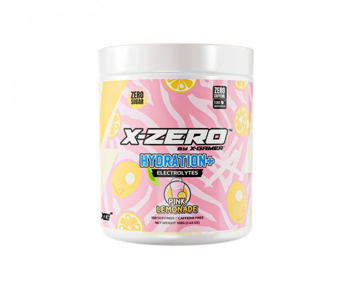 X-Gamer X-Zero Hydration+ Pink Lemonade - 100 Servings