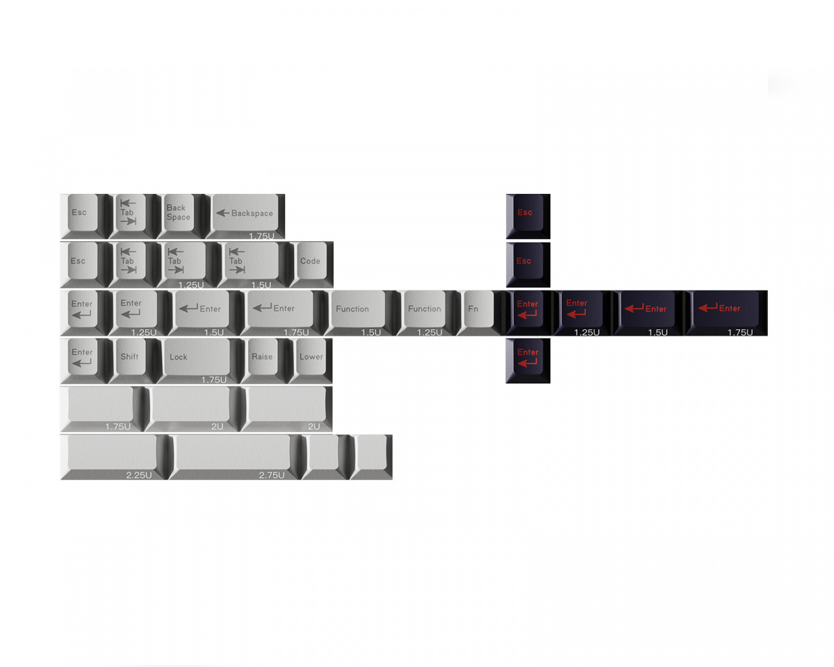 KBDfans PBTfans Lucy - 40s kit - us.MaxGaming.com