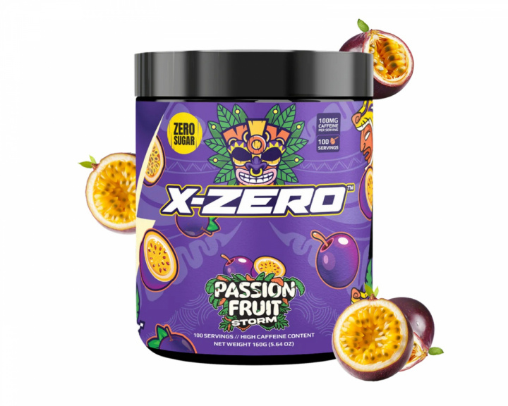 X-Gamer X-Zero Passion Fruit Storm - 100 Servings