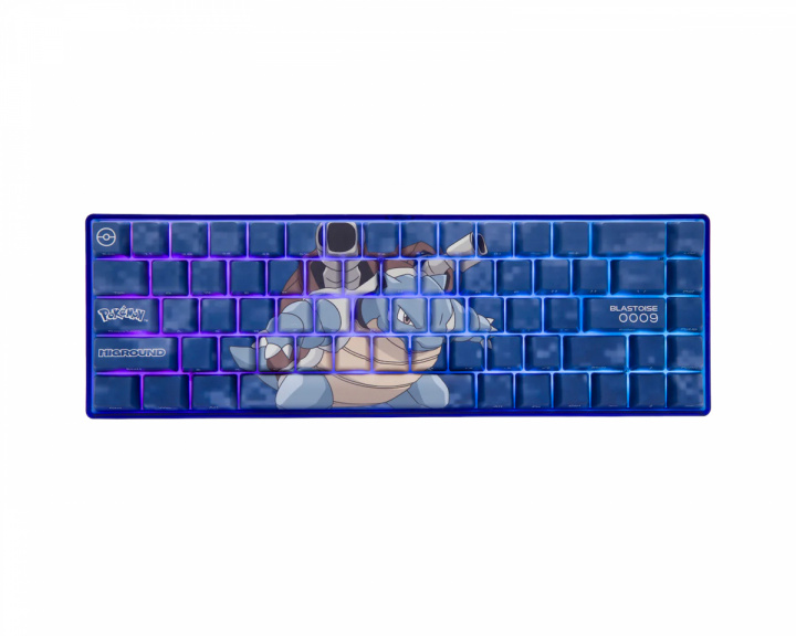 Higround Pokémon Base 65 Hotswap Gaming Keyboard - ANSI - Blastoise  [White Flame]