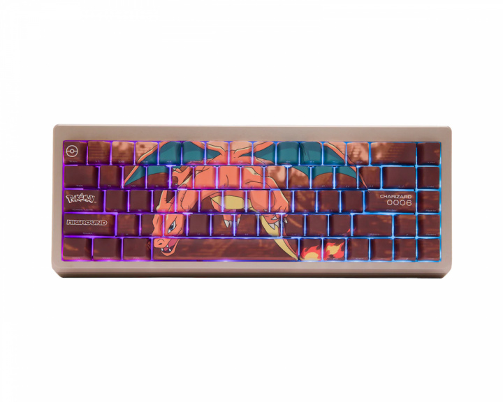 Higround Pokémon Summit 65 Hotswap Gaming Keyboard - ANSI - Charizard [Geo Linear]