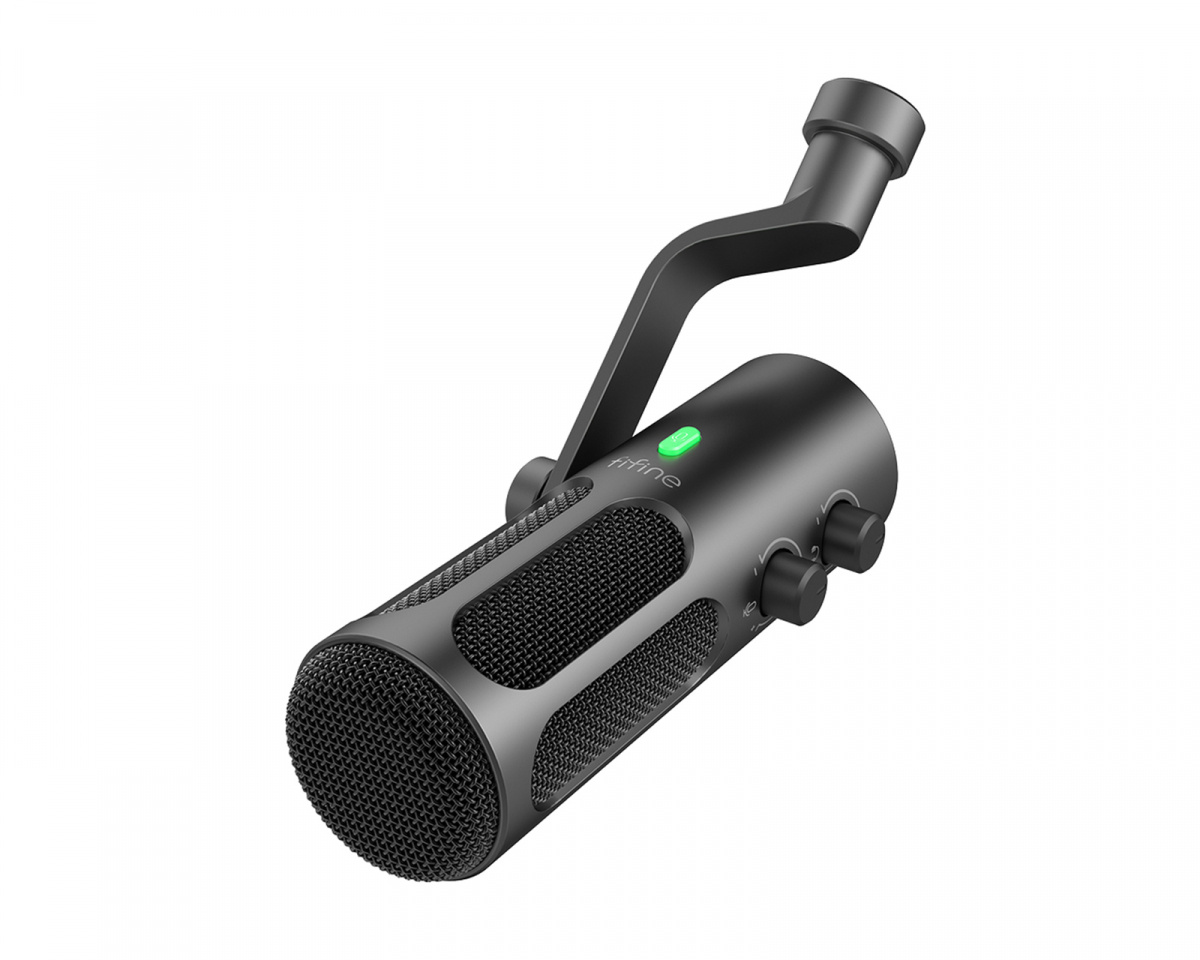 Fifine Tank3 USB / XLR Microphone - Dynamic Mic - Black - us