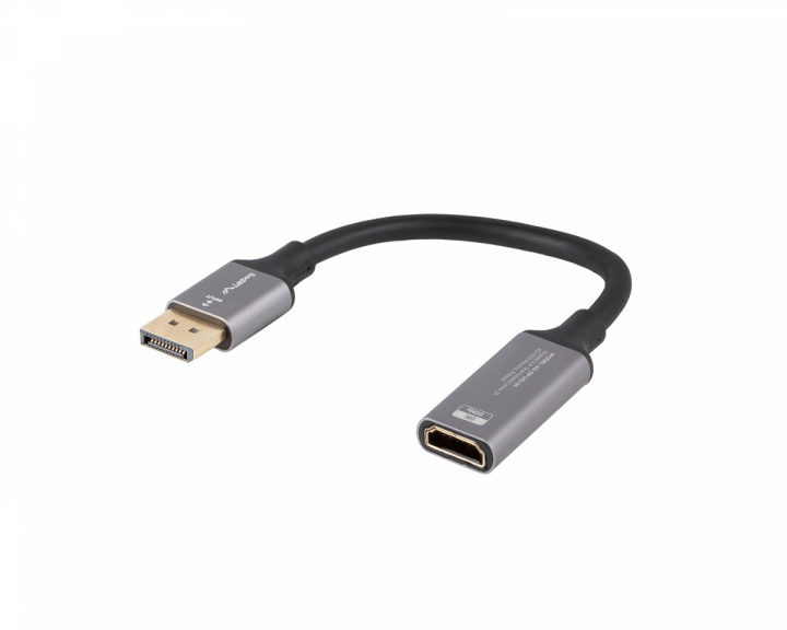 Lanberg DisplayPort to HDMI Adapter 8K Black - 0.2m