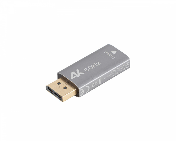 Lanberg DisplayPort to HDMI Adapter 4K - Silver