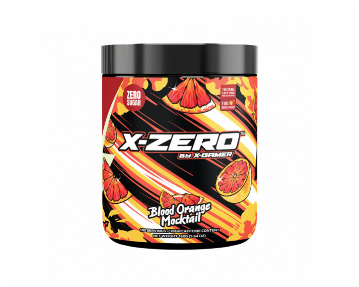 X-Gamer X-Zero Blood Orange Mocktail - 100 Servings