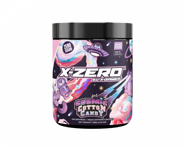 X-Gamer X-Zero Cosmic Cotton Candy - 100 Servings