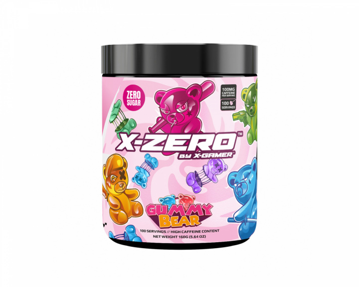 X-Gamer X-Zero Gummy Bear - 100 Servings